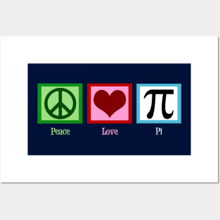 Peace Love Pi Posters and Art